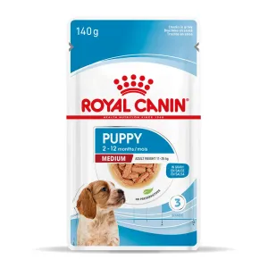 Royal Canin Medium Puppy v omáčke - 10 x 140 g