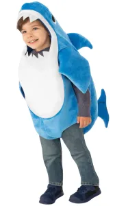 Rubies Kostým pre najmenších - Baby Shark modrý Veľkosť najmenší: 6 - 12 mesiacov