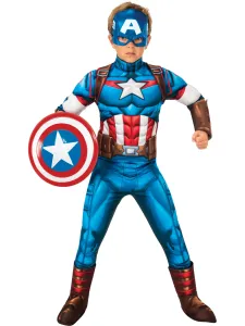 Rubies Detský kostým - Capitan America Deluxe Veľkosť - deti: L