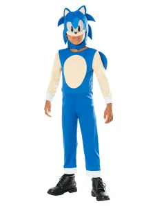 Rubies Detský kostým - Sonic, deluxe Veľkosť - deti: M