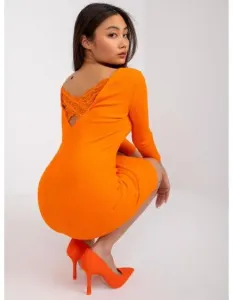 Dámske pruhované mini šaty Batumi RUE PARIS oranžová