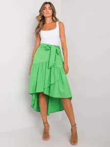 Dámska zelená asymetrická sukňa RUE PARIS - L/XL