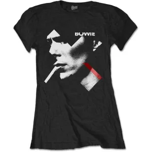 David Bowie tričko X Smoke Red Čierna XXL #2133193