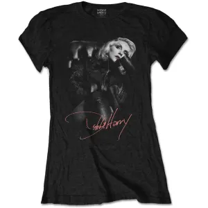 Debbie Harry tričko Leather Girl Čierna XL