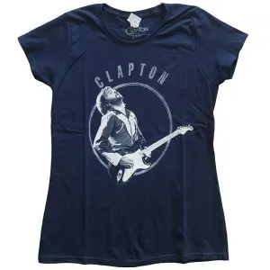 Eric Clapton tričko Vintage Photo Modrá M