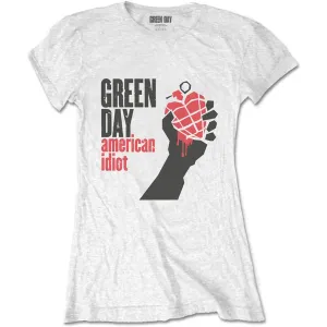 Green Day tričko American Idiot white w Biela M