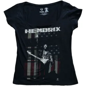 Jimi Hendrix tričko Peace Flag Čierna M #2114955