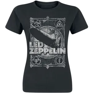 Led Zeppelin tričko Vintage Print LZ1 Čierna L