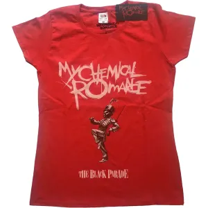 My Chemical Romance tričko The Black Parade Cover Červená M