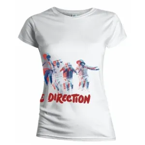 One Direction tričko Band Jump Biela L #2104553
