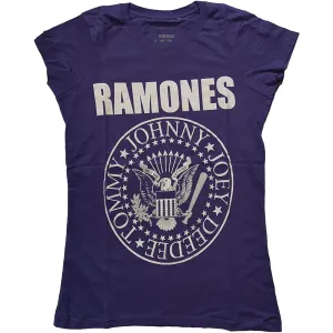 Ramones tričko Presidential Seal Fialová L