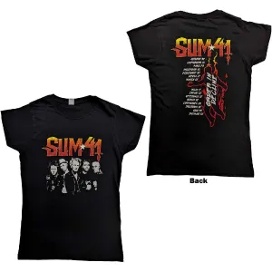 Sum 41 tričko Order In Decline Tour 2020 Band Photo Čierna M