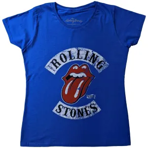 The Rolling Stones tričko Tour '78 Modrá XS