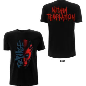 Within Temptation tričko Purge Outline (Red Face) Čierna L