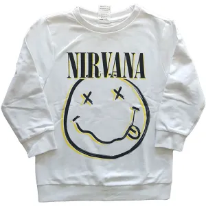 Nirvana mikina Inverse Smiley Biela 11-12 rokov