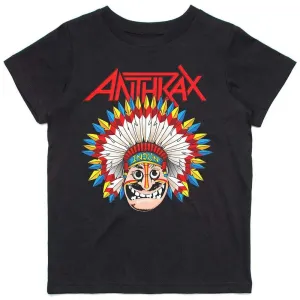 Anthrax tričko War Dance Čierna 11-12 rokov