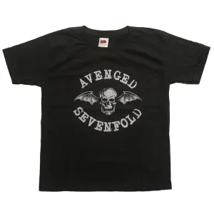 Avenged Sevenfold A7X tričko Classic Deathbat Šedá 7-8 rokov