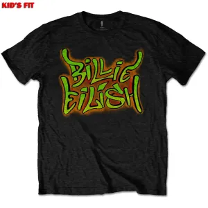 Billie Eilish tričko Graffiti Čierna 11-12 rokov