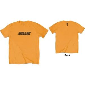 Billie Eilish tričko Racer Logo & Blohsh Oranžová 5-6 rokov