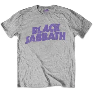 Black Sabbath tričko Wavy Logo Šedá 7-8 rokov #2118598