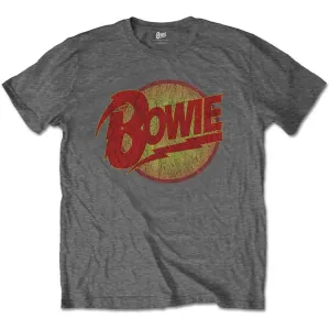 David Bowie tričko Diamond Dogs Logo Šedá 7-8 rokov