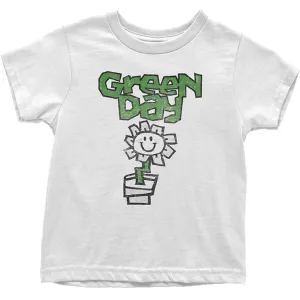 Green Day tričko Flower Pot Biela 7-8 rokov