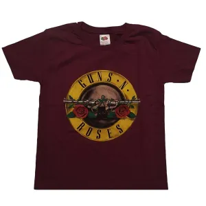 Guns N’ Roses tričko Classic Logo Červená 3-4 roky