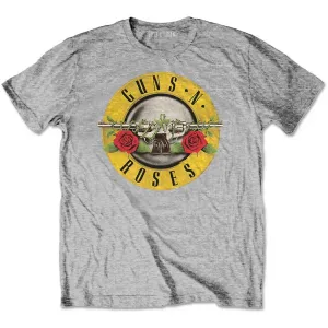 Guns N’ Roses tričko Classic Logo Šedá 7-8 rokov