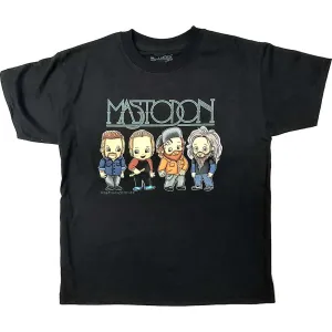 Mastodon tričko Band Character Čierna 7-8 rokov