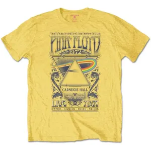 Pink Floyd tričko Carnegie Hall Poster Žltá 7-8 rokov