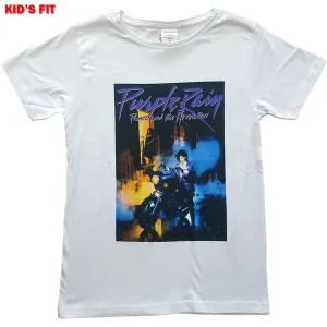 Prince tričko Purple Rain Biela 11-12 rokov