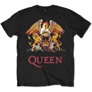 Queen tričko Classic Crest Čierna 5-6 rokov