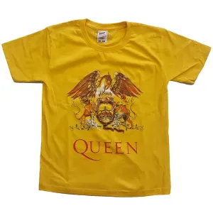 Queen tričko Classic Crest Žltá 11-12 rokov
