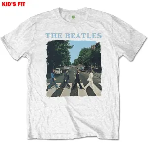 The Beatles tričko Abbey Road & Logo Biela 7-8 rokov