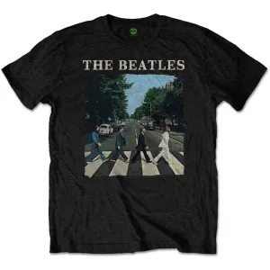 The Beatles tričko Abbey Road & Logo Čierna 9-10 rokov