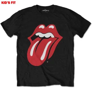 The Rolling Stones tričko Classic Tongue Čierna 9-10 rokov