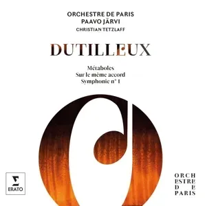 ORCHESTRE DE PARIS/PAAVO JARVI/CHRISTIAN TETZLAFF - DUTILLEUX: SYMPHONIE NO 1, METABOLES, SUR LE MEME ACCORD, CD