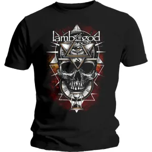 Lamb Of God Tričko All Seeing Red Unisex Black M