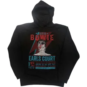 David Bowie mikina Earls Court '73 Čierna L