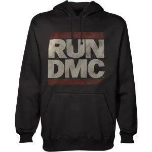 Run-DMC mikina Logo Čierna S