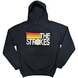 The Strokes mikina Logo & Stripes Modrá S