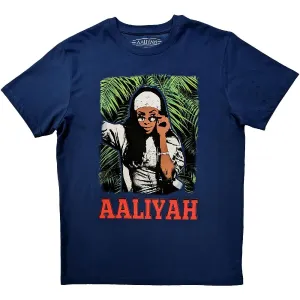 Aaliyah tričko Foliage Modrá S