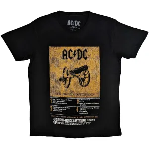 AC/DC tričko 8 Track Čierna M