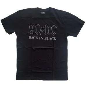 AC/DC tričko Back In Black Čierna M