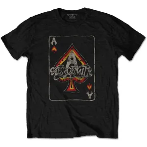 Aerosmith tričko Ace Čierna M