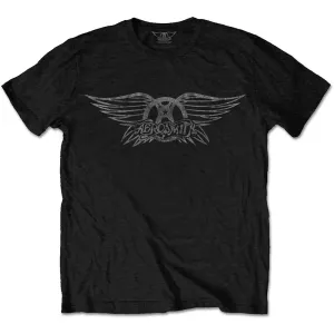 Aerosmith tričko Vintage Logo Čierna S