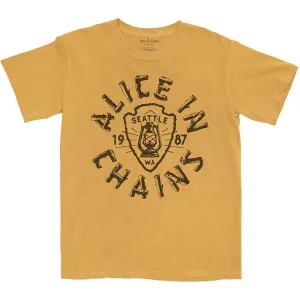 Alice In Chains tričko Lantern Žltá XXL