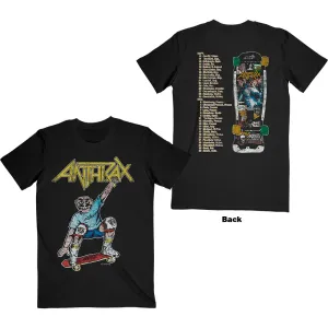 Anthrax tričko Spreading Skater Notman Vintage Čierna XL