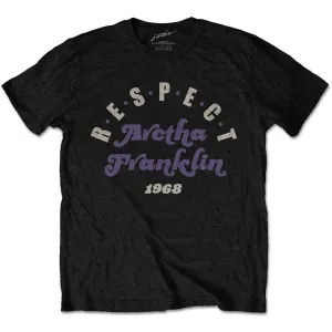 Aretha Franklin tričko Respect Čierna M