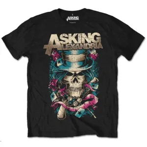 Asking Alexandria tričko Hat Skull Čierna XXL